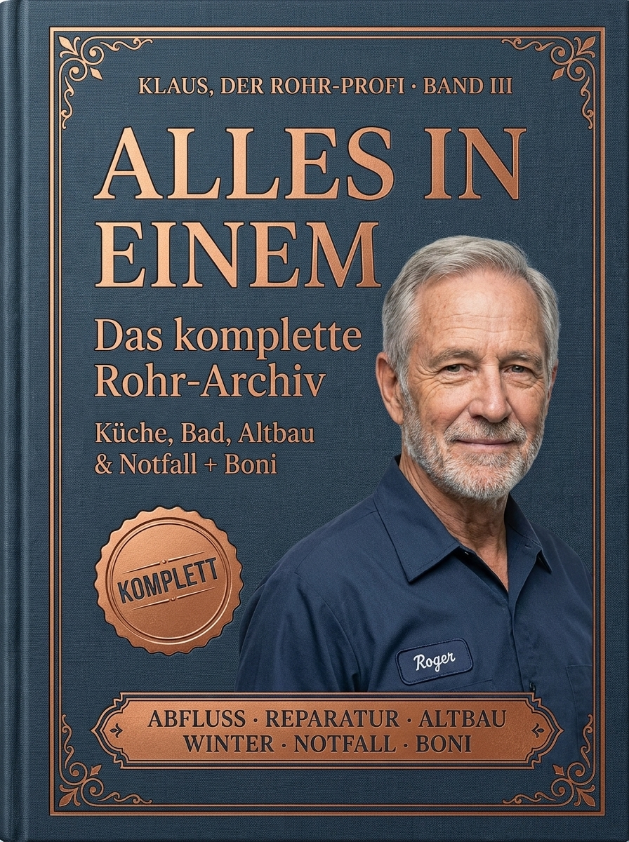 Band III, Komplettpaket Altbau & Notfall: Cover des E-Books von Klaus, dem Rohr-Profi